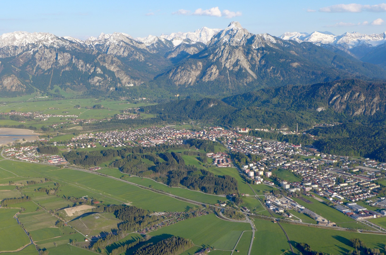 Füssen mit Flugplatz